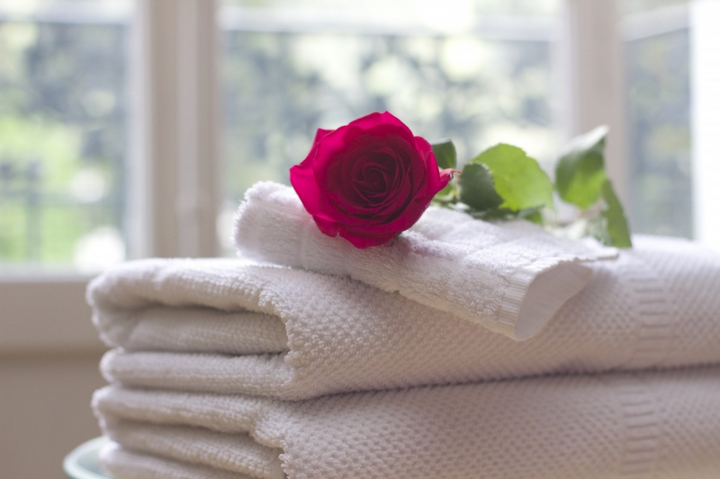 hotel-CHATEAUNEUF GRASSE-min_towel_rose_clean_care_salon_spa_white_bath-731641